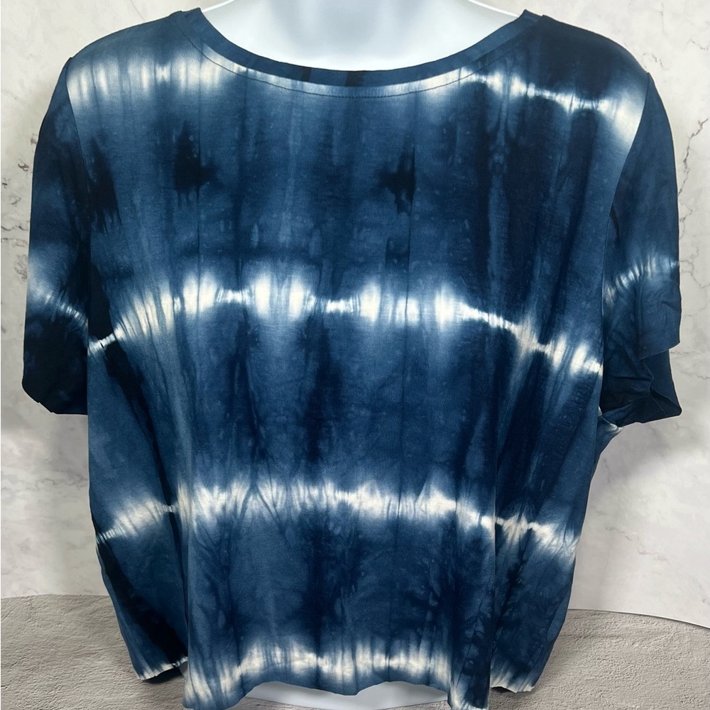 Style Reform Tie Dye Short Sleeve Cropped Top Size Medium